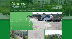 Desktop Screenshot of monetanurserygardena.com